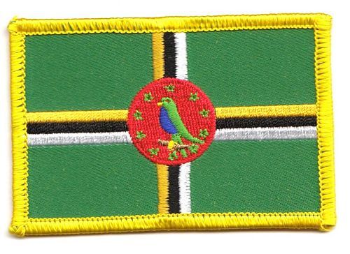 Fahnen Aufnäher Dominica