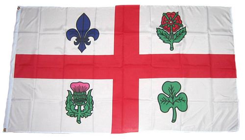 Fahne Flagge Kanada Quebec 30 x 45 cm 