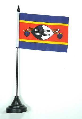 Fahne / Tischflagge Swasiland NEU 11 x 16 cm Flaggen