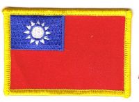 Fahnen Aufnäher Taiwan Fahnen Aufnäher Taiwan