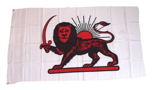 Fahne / Flagge Iran Persischer Löwe 90 x 150 cm