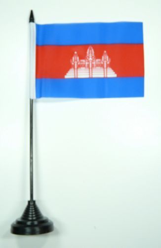Fahne / Tischflagge Kambodscha NEU 11 x 16 cm Flaggen