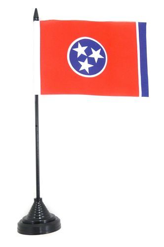 Fahne / Tischflagge USA - Tennessee NEU 11 x 16 cm Fahne
