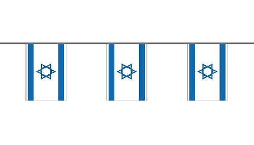 Flaggenkette Israel 6 m