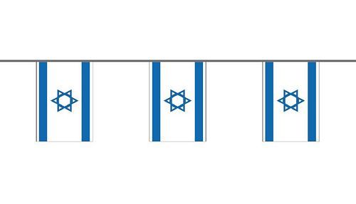 Flaggenkette Israel 6 m
