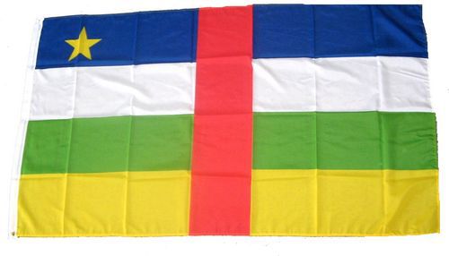 Flagge / Fahne Zentralafrikanische Republik Hissflagge 90 x 150 cm