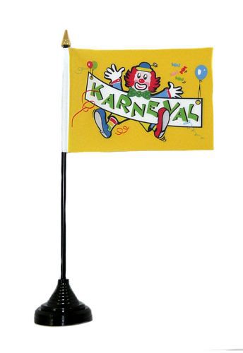 Flagge / Fahne Karneval Fasching Clown 90 x 150 cm, Feste & Anlässe, Fun,  Spass & Co.