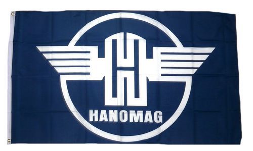 Fahne / Flagge Hanomag Logo 90 x 150 cm