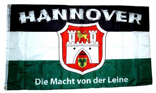 Flagge / Fahne Hannover Macht von der Leine 90 x 150 cm