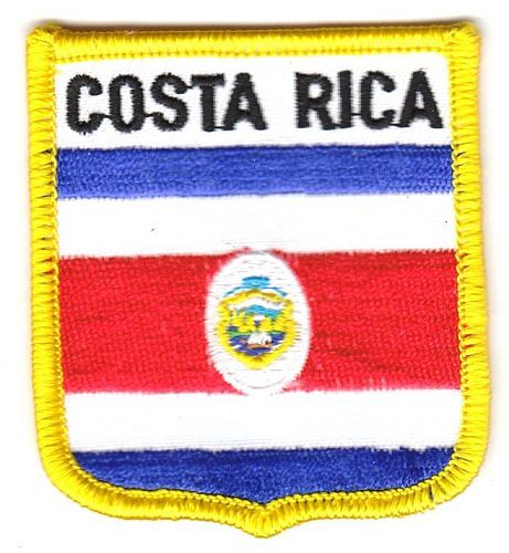 Wappen Aufnäher Fahne Costa Rica