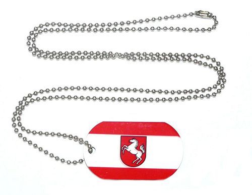 Erkennungsmarke Westfalen alt Dog Tag 30 x 50 mm Fahnen Flaggen