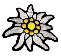 Aufnäher Edelweiß 7 x 7 cm Aufbügler Patch Aufnäher Edelweiß 7 x 7 cm Aufbügler Patch