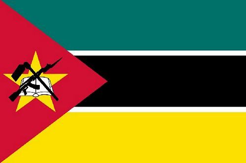 Fahnen Aufkleber Sticker Mosambik