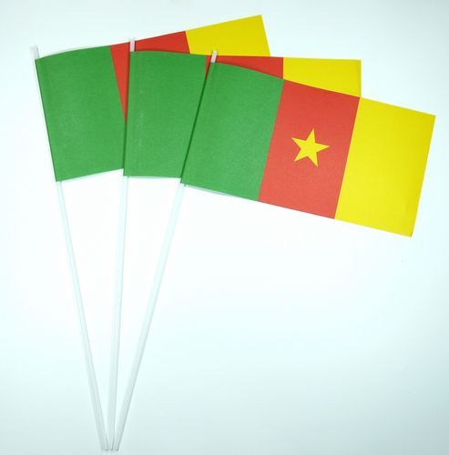 Papierfahnen Kamerun
