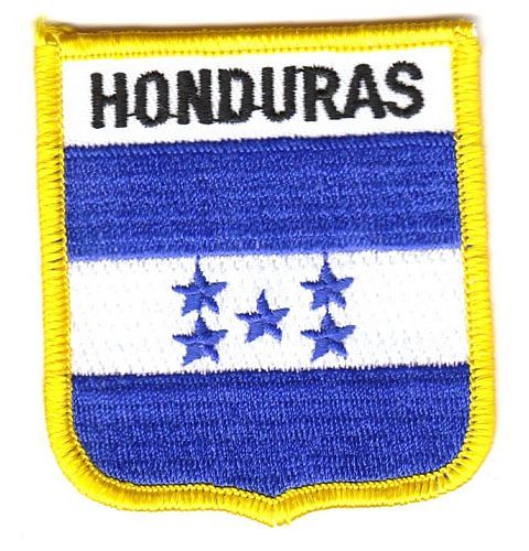 Wappen Aufnäher Fahne Honduras