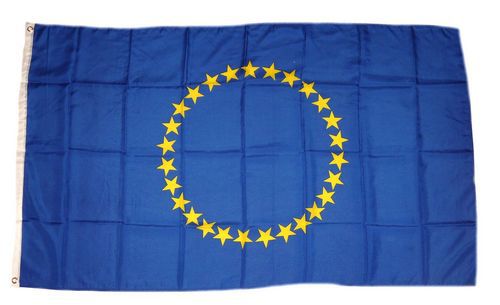 Flagge / Fahne Europa 27 Sterne Hissflagge 90 x 150 cm