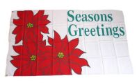 Fahne / Flagge Seasons Greetings 90 x 150 cm Fahne / Flagge Seasons Greetings 90 x 150 cm