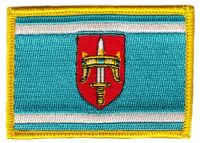 Fahnen Aufnäher Kroatien - Sibenik Knin Fahnen Aufnäher Kroatien - Sibenik Knin