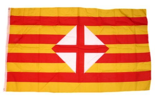 Fahne / Flagge Spanien - Barcelona 90 x 150 cm