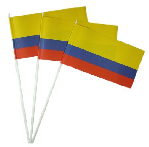 Papierfahnen Kolumbien
