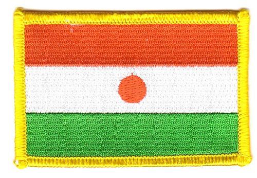 Fahnen Aufnäher Niger