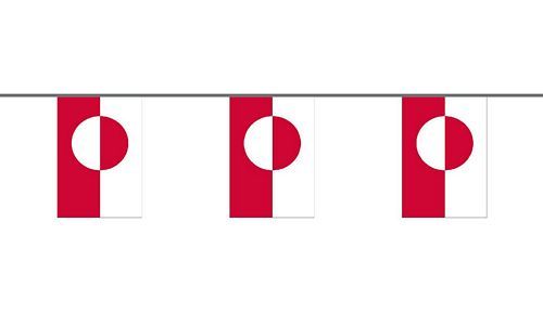 Flaggenkette Grönland 6 m