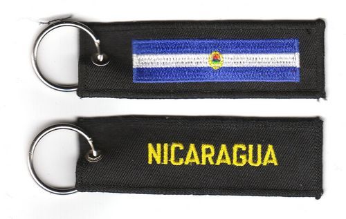 Fahnen Schlüsselanhänger Nicaragua