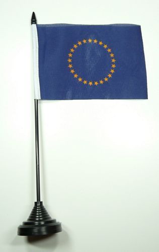 Fahne / Tischflagge Europa NEU 11 x 16 cm Flaggen