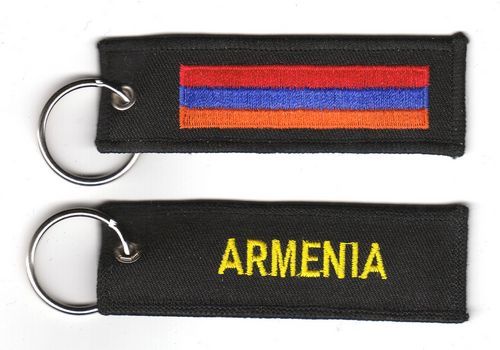 Fahnen Schlüsselanhänger Armenien