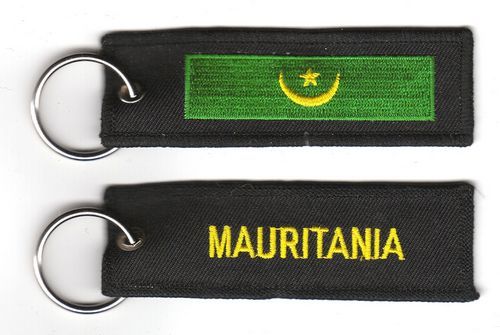 Fahnen Schlüsselanhänger Mauretanien
