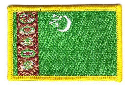 Fahnen Aufnäher Turkmenistan