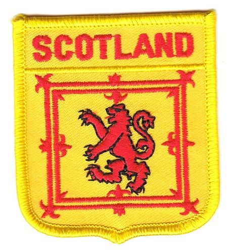 Wappen Aufnäher Fahne Schottland Royal