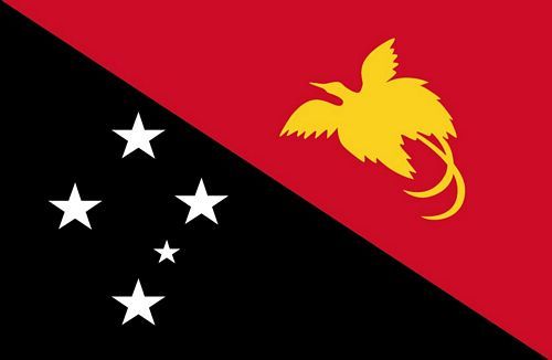 Fahnen Aufkleber Sticker Papua Neuguinea