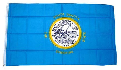 Flagge / Fahne USA - South Dakota 90 x 150 cm