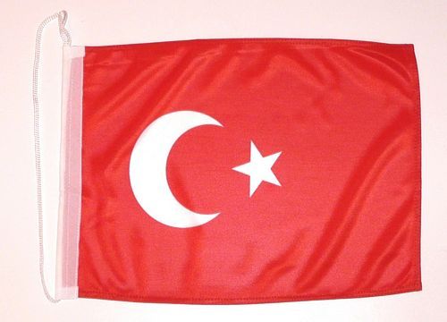 Bootsflagge Türkei 30 x 45 cm
