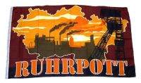 Fahne / Flagge Ruhrpott Silhouette 90 x 150 cm Fahne / Flagge Ruhrpott Silhouette 90 x 150 cm