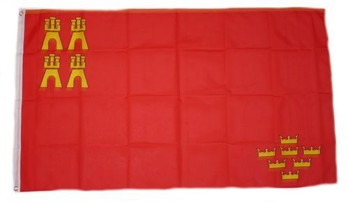 Fahne / Flagge Spanien - Murcia 90 x 150 cm