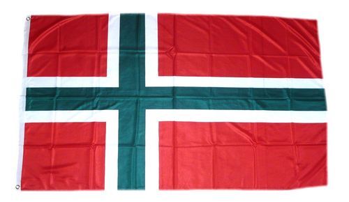 Fahne / Flagge Dänemark - Bornholm 90 x 150 cm