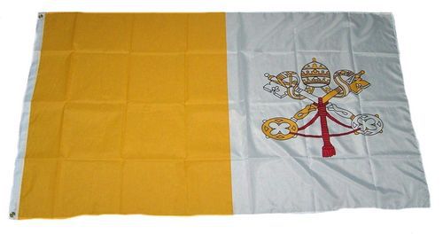 Flagge / Fahne Vatikan Hissflagge 90 x 150 cm Vatikanstadt