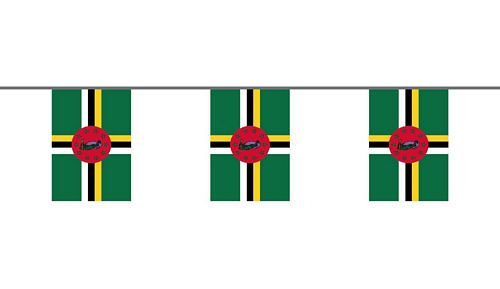 Flaggenkette Dominica 6 m