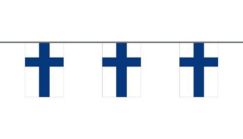 Flaggenkette Finnland 6 m