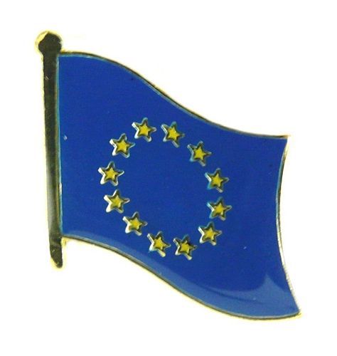Flaggen Pin Fahne Europa 12 Sterne Anstecknadel Flagge