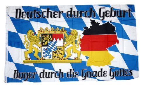 Fahne / Flagge Bayer durch die Gnade Gottes 90 x 150 cm