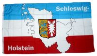 Fahne / Flagge Schleswig Holstein Karte 90 x 150 cm Fahne / Flagge Schleswig Holstein Karte 90 x 150 cm