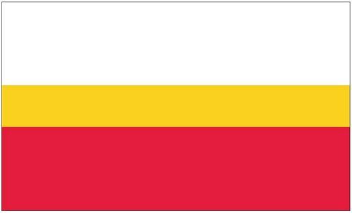 Fahne / Flagge Polen - Woiwodschaft Kleinpolen 90 x 150 cm