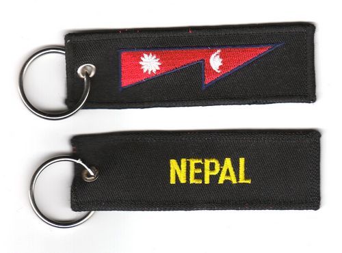 Fahnen Schlüsselanhänger Nepal