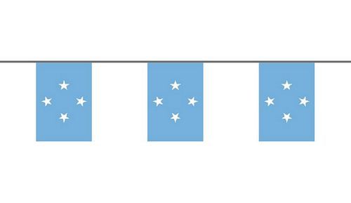 Flaggenkette Mikronesien 6 m