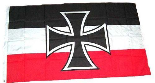 30x45cm Fahnen Flagge Deutsches Reich Gösch der Schiffe Bootsfahne Tischwimpel 