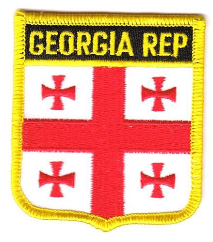 Wappen Aufnäher Fahne Georgien