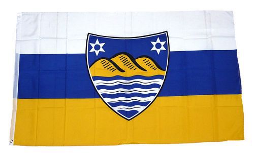 Flagge / Fahne Juist Wappen Hissflagge 90 x 150 cm